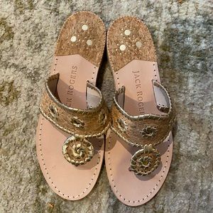 JACK ROGER- cork & gold